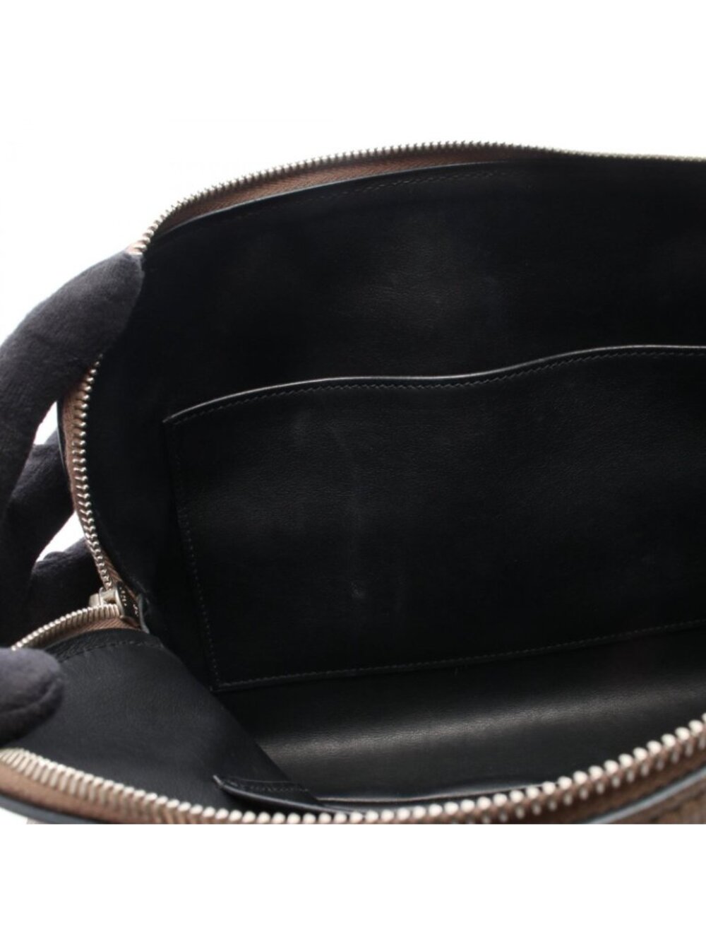 ★SOLD★ Hermes Shoulder Bag Karabas 35 Etoupe Leather - Picture 6 of 11